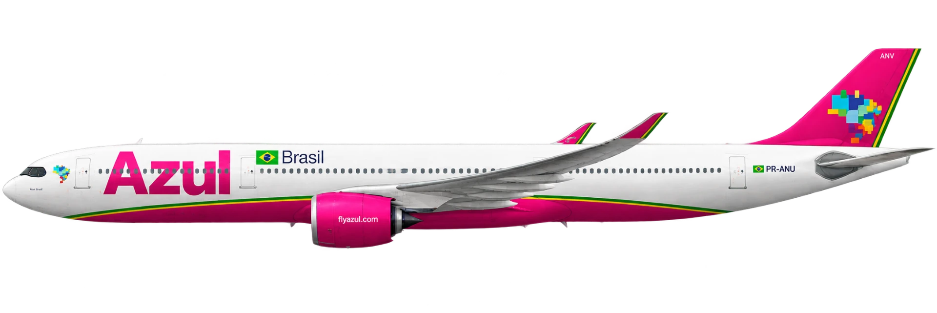 Airbus A330-900neo in Pink livery